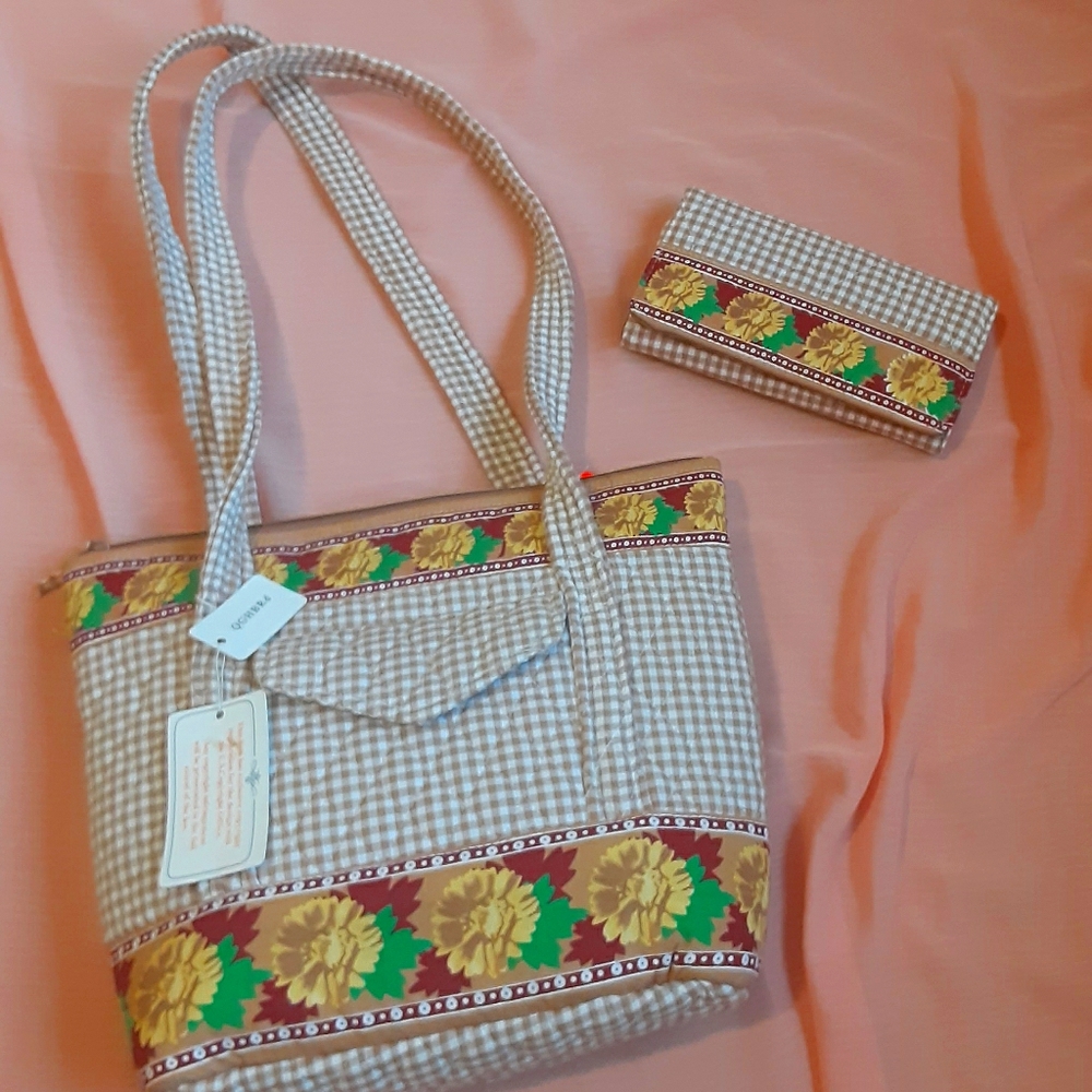 Blossom collection purse and wallet